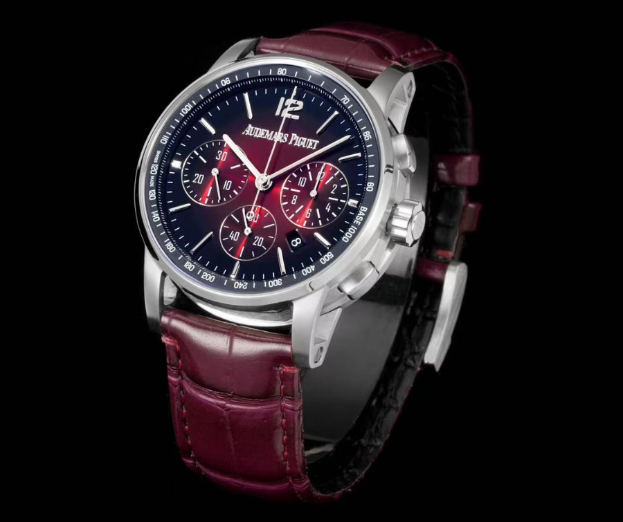 Audemars Piguet Code 11.59 Chronograph 41mm 오데마 피게 코드 11.59 크로노그래프 41mm 버건디 4