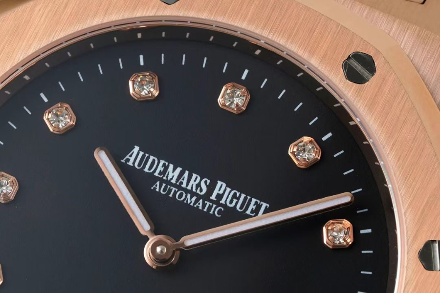 Audemars Piguet Royal Oak Extra-Thin 39mm Ref.15202 오데마 피게 로얄 오크 엑스트라 씬 39mm 브론즈골드베젤 블랙다이얼 5