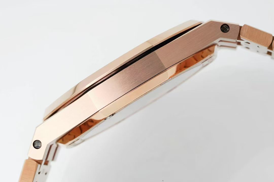 Audemars Piguet Royal Oak Extra-Thin 39mm Ref.15202 오데마 피게 로얄 오크 엑스트라 씬 39mm 브론즈골드베젤 블랙다이얼 9