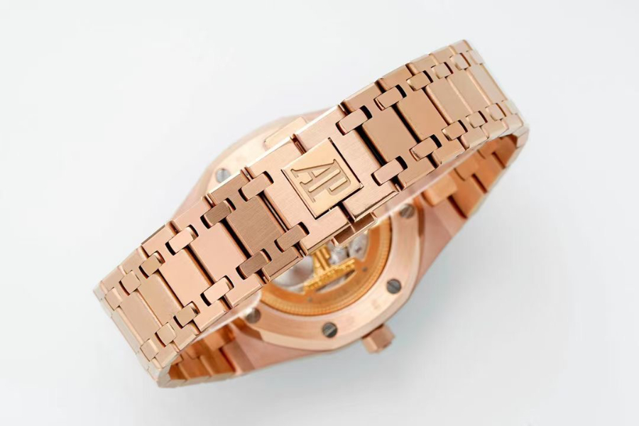 Audemars Piguet Royal Oak Extra-Thin 39mm Ref.15202 오데마 피게 로얄 오크 엑스트라 씬 39mm 브론즈골드베젤 블랙다이얼 10