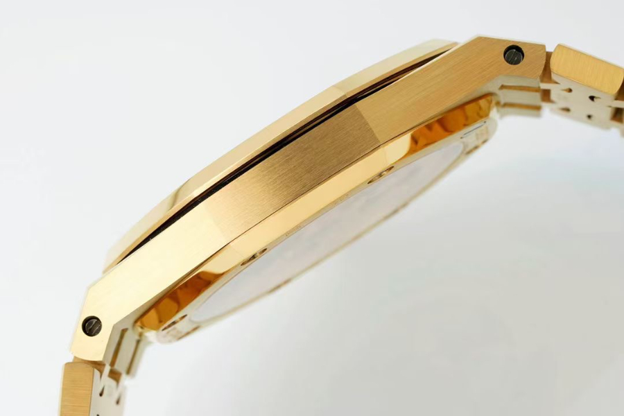 Audemars Piguet Royal Oak Extra-Thin 39mm Ref.15202 오데마 피게 로얄 오크 엑스트라 씬 39mm 골드베젤 화이트다이얼 8