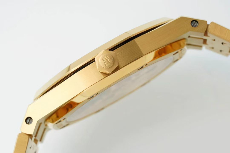 Audemars Piguet Royal Oak Extra-Thin 39mm Ref.15202 오데마 피게 로얄 오크 엑스트라 씬 39mm 골드베젤 블랙다이얼 8