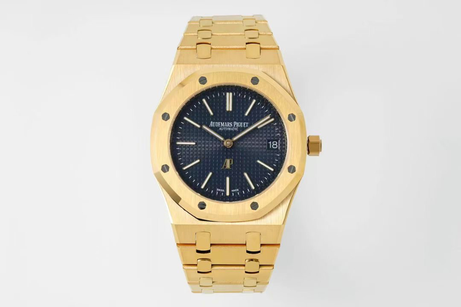 Audemars Piguet Royal Oak Extra-Thin 39mm Ref.15202 오데마 피게 로얄 오크 엑스트라 씬 39mm 골드베젤 블랙다이얼 2