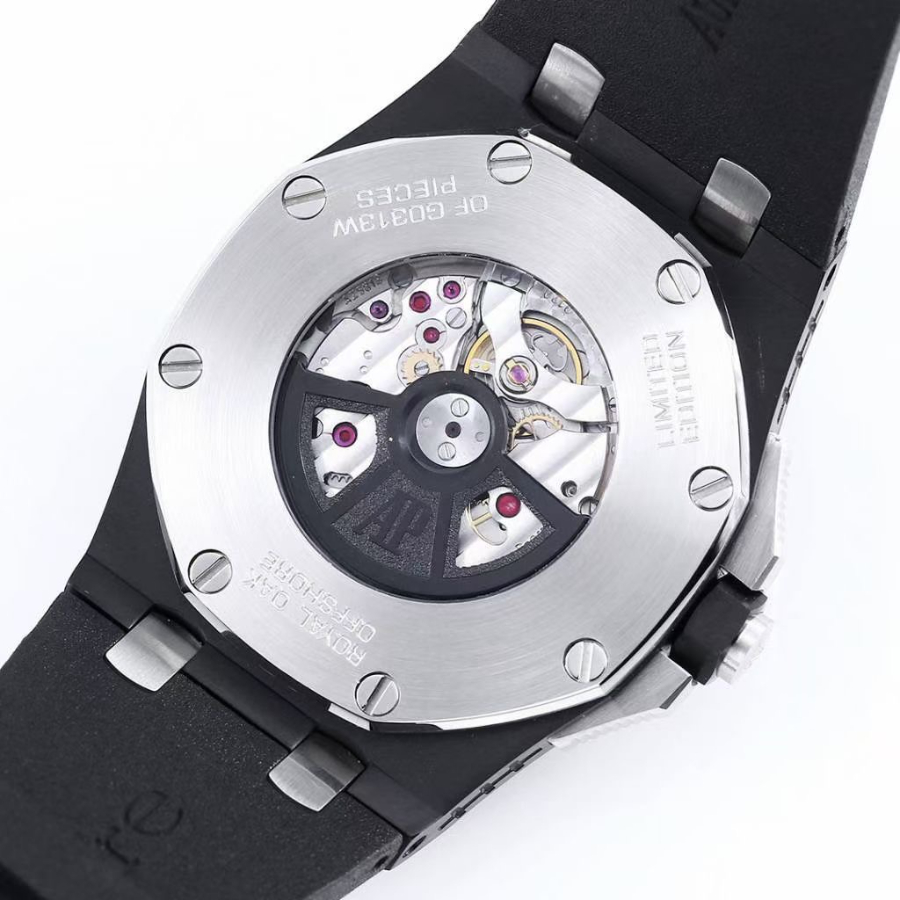 Audemars Piguet Royal Oak Offshore Music Edition 44mm Ref.15600 오데마 피게 로얄 오크 오프쇼어 뮤직 에디션 44mm 러버 블랙 7
