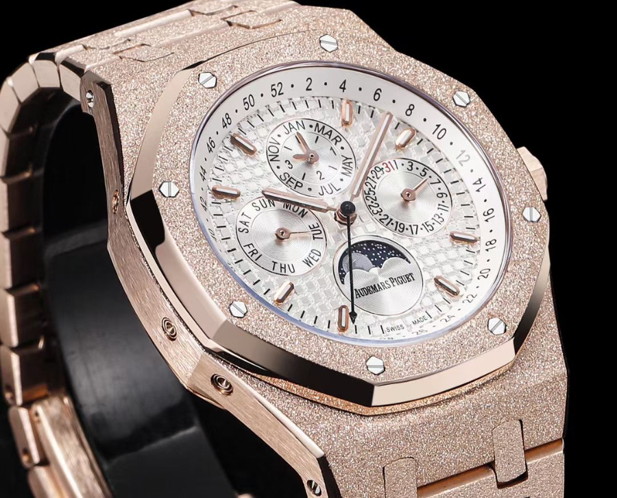 Audemars Piguet Royal Oak Selfwinding 41mm Ref.26574 오데마 피게 로얄 오크 오토매틱 41mm 골드베젤 화이트다이얼 3