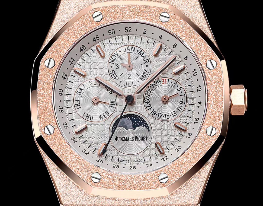 Audemars Piguet Royal Oak Selfwinding 41mm Ref.26574 오데마 피게 로얄 오크 오토매틱 41mm 골드베젤 화이트다이얼 5