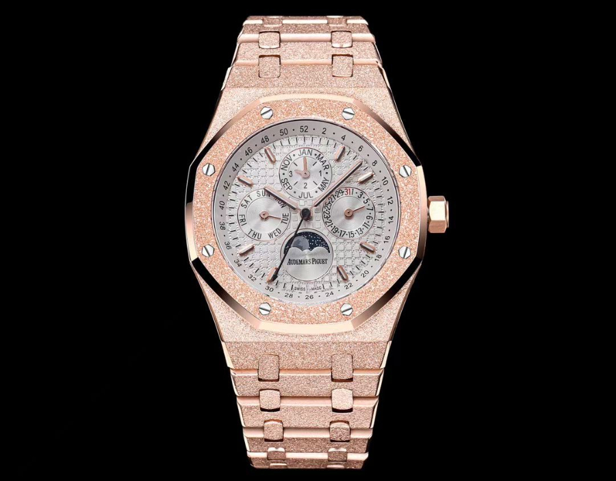 Audemars Piguet Royal Oak Selfwinding 41mm Ref.26574 오데마 피게 로얄 오크 오토매틱 41mm 골드베젤 화이트다이얼 2