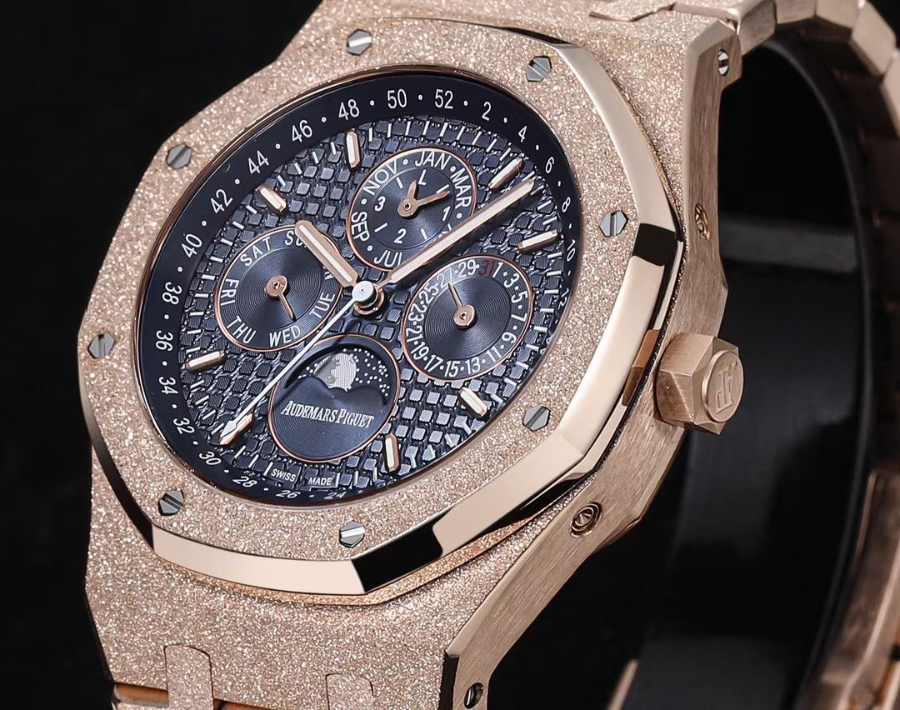 Audemars Piguet Royal Oak Selfwinding 41mm Ref.26574 오데마 피게 로얄 오크 오토매틱 41mm 골드베젤 네이비다이얼 5