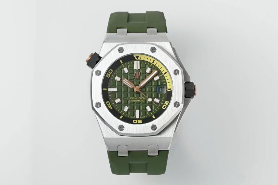 Audemars Piguet Royal Oak Offshore Diver 15720ST.OO.A009CA.01 오데마 피게 로열 오크 오프쇼어 다이버 15720 다크그린 1