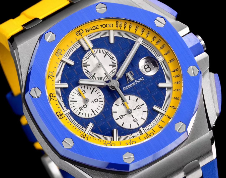 Audemars Piguet Royal Oak Offshore Chronograph 26400 오데마 피게 로열 오크 오프쇼어 크로노그래프 26400 블루 4