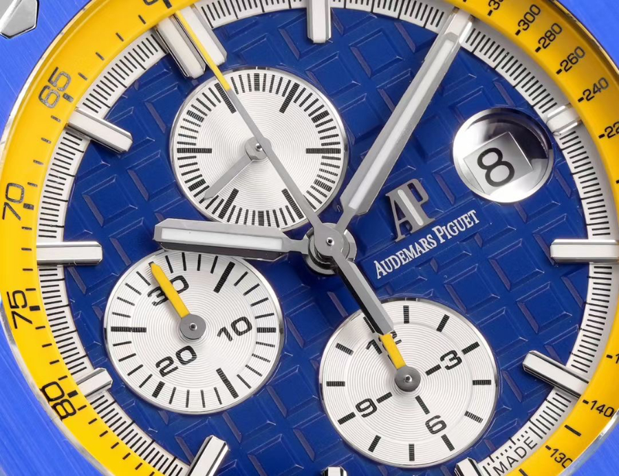 Audemars Piguet Royal Oak Offshore Chronograph 26400 오데마 피게 로열 오크 오프쇼어 크로노그래프 26400 블루 5