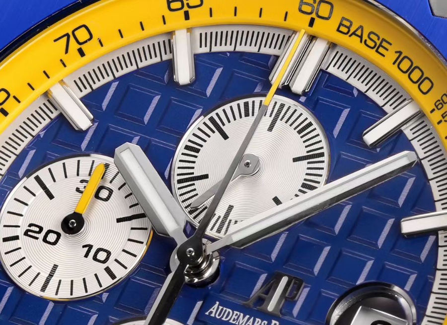 Audemars Piguet Royal Oak Offshore Chronograph 26400 오데마 피게 로열 오크 오프쇼어 크로노그래프 26400 블루 6