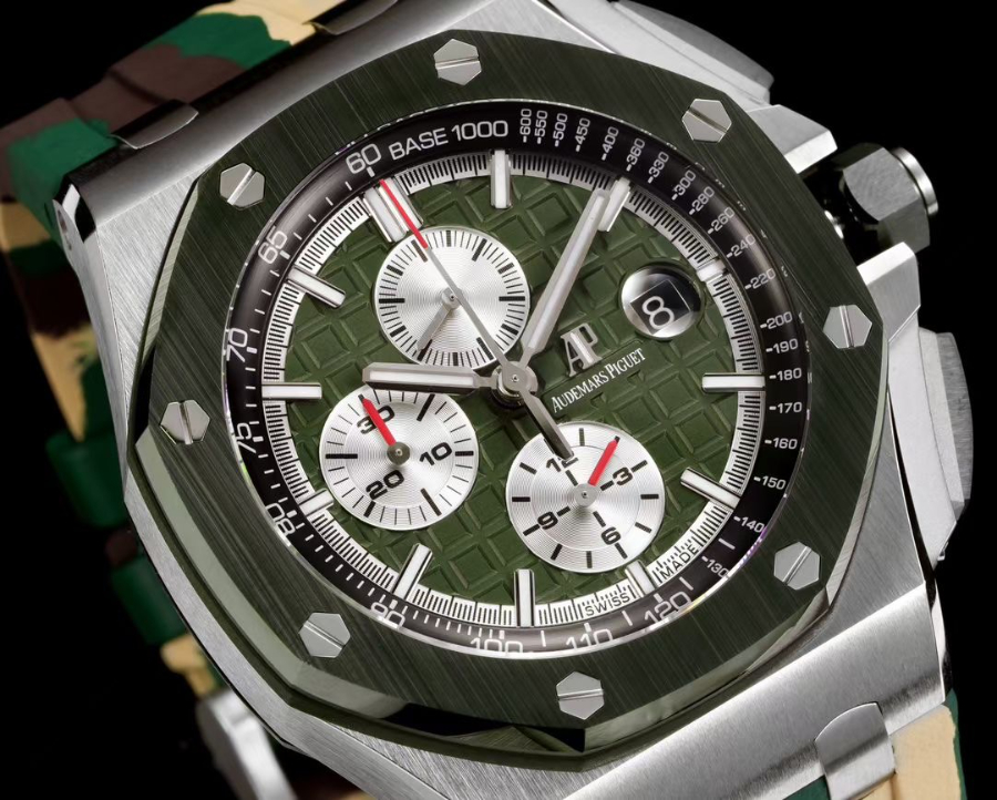 Audemars Piguet Royal Oak Offshore Chronograph 26400 오데마 피게 로열 오크 오프쇼어 크로노그래프 26400 카키 4