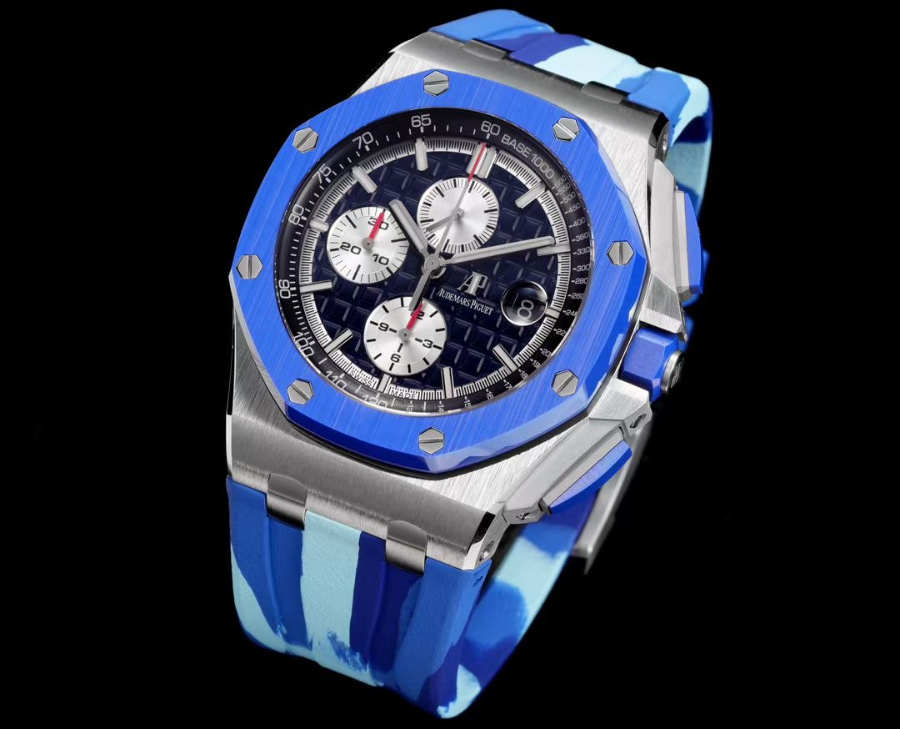 Audemars Piguet Royal Oak Offshore Chronograph 26400 오데마 피게 로열 오크 오프쇼어 크로노그래프 26400 블루 네이비 3