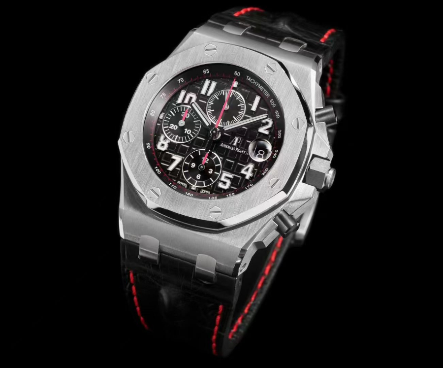 Audemars Piguet Royal Oak Offshore Chronograph 26400 오데마 피게 로열 오크 오프쇼어 크로노그래프 26400 실버 블랙 2