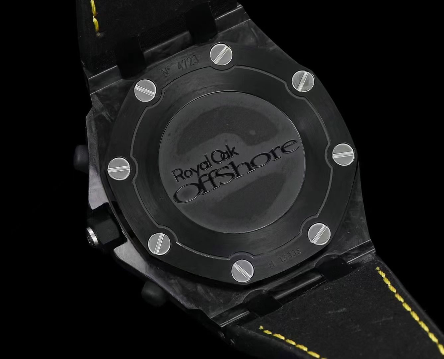 Audemars Piguet Royal Oak Offshore Chronograph 26400 오데마 피게 로열 오크 오프쇼어 크로노그래프 26400 블랙 옐로우 8