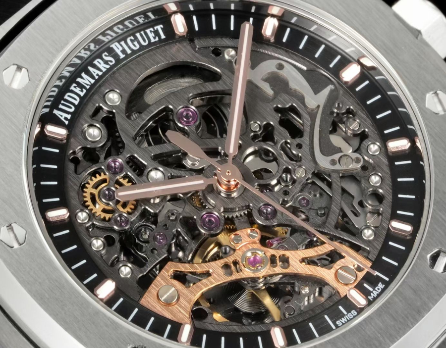 Audemars Piguet Royal Oak Double Balance Wheel Openworked 15407ST.OO.1220ST.01 오데마 피게 로열 오크 더블 밸런스 휠 오픈워크 15407 10
