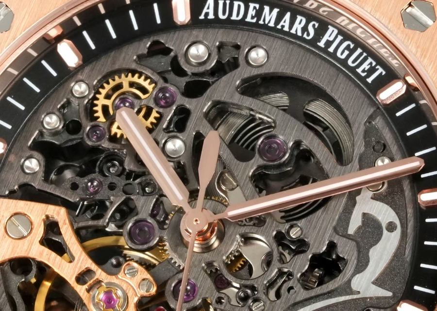 Audemars Piguet Royal Oak Double Balance Wheel Openworked 15407ST.OO.1220ST.01 오데마 피게 로열 오크 더블 밸런스 휠 오픈워크 15407 브론즈골드 5