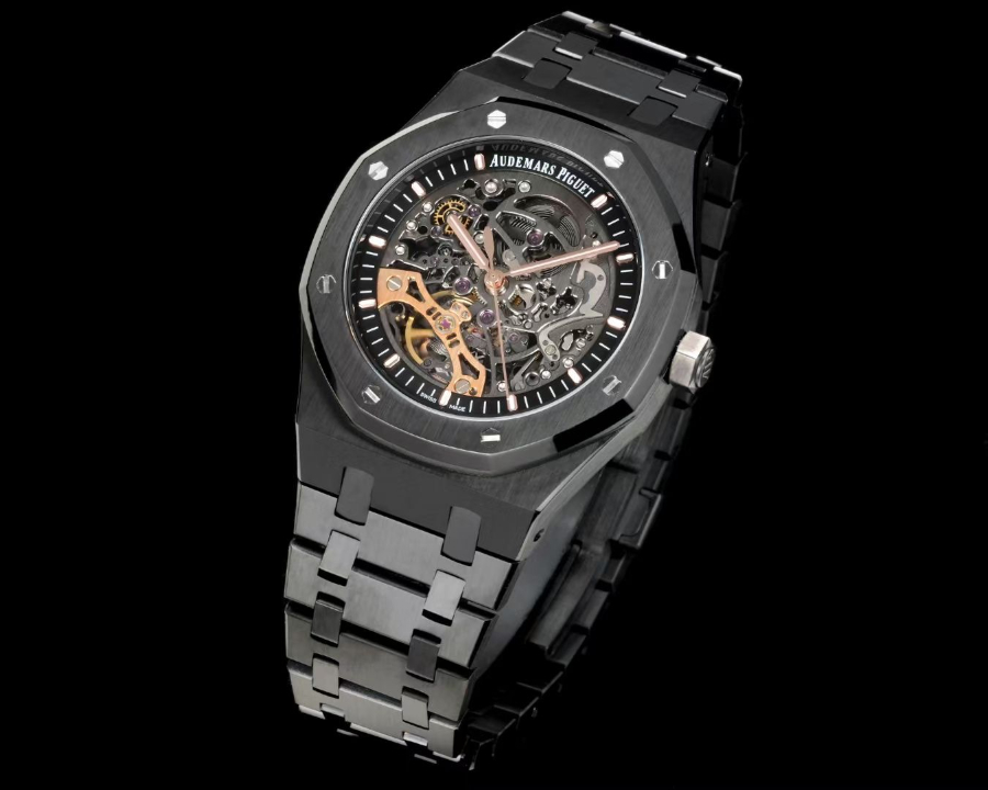 Audemars Piguet Royal Oak Double Balance Wheel Openworked 15407ST.OO.1220ST.01 오데마 피게 로열 오크 더블 밸런스 휠 오픈워크 15407 블랙 2