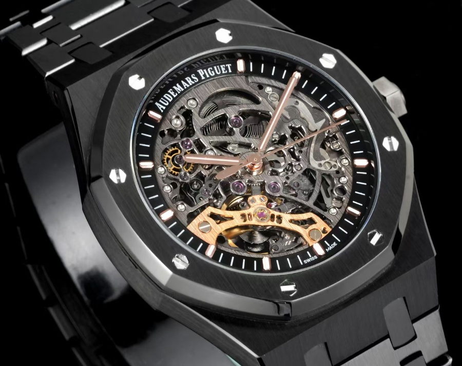 Audemars Piguet Royal Oak Double Balance Wheel Openworked 15407ST.OO.1220ST.01 오데마 피게 로열 오크 더블 밸런스 휠 오픈워크 15407 블랙 3