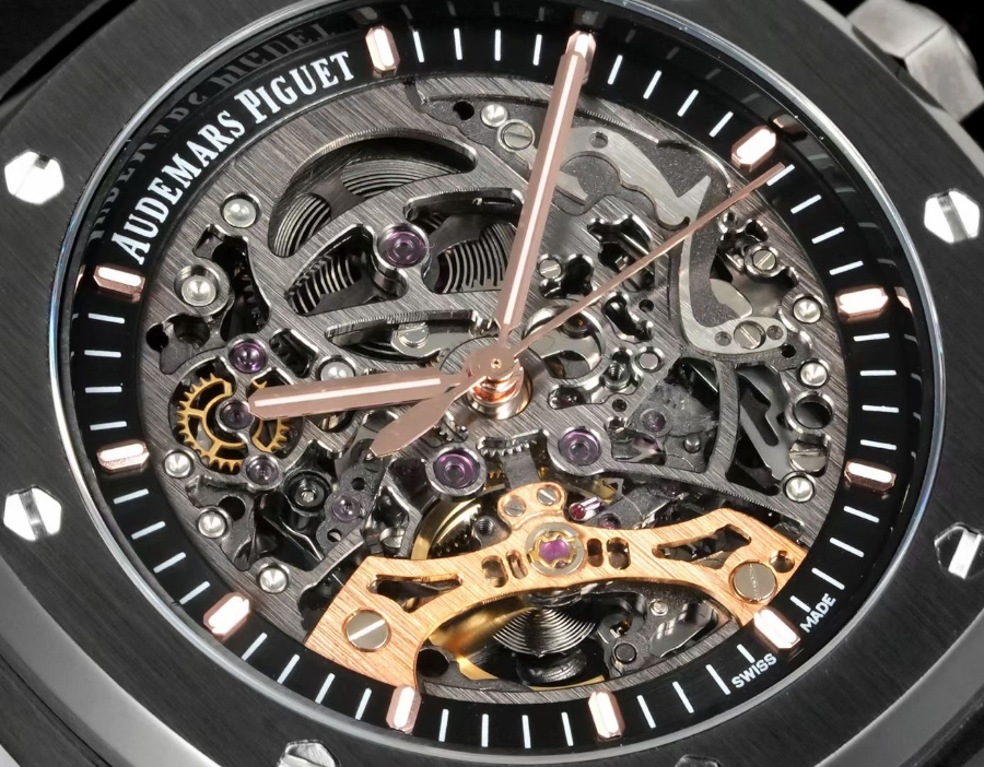Audemars Piguet Royal Oak Double Balance Wheel Openworked 15407ST.OO.1220ST.01 오데마 피게 로열 오크 더블 밸런스 휠 오픈워크 15407 블랙 5