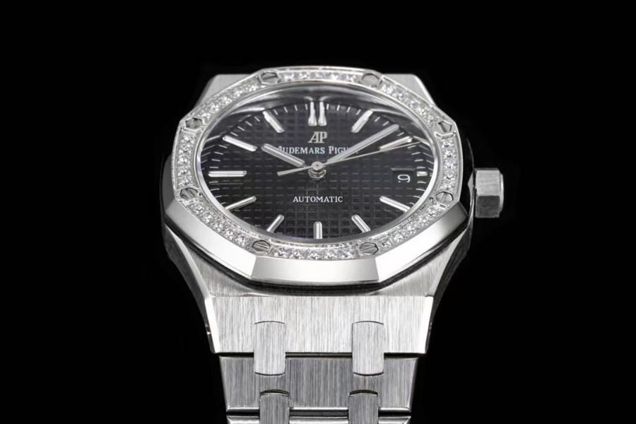 Audemars Piguet Royal Oak Selfwinding 37mm 15451ST 오데마 피게 로열 오크 여성용 셀프와인딩 37mm 15451 실버 블랙 4