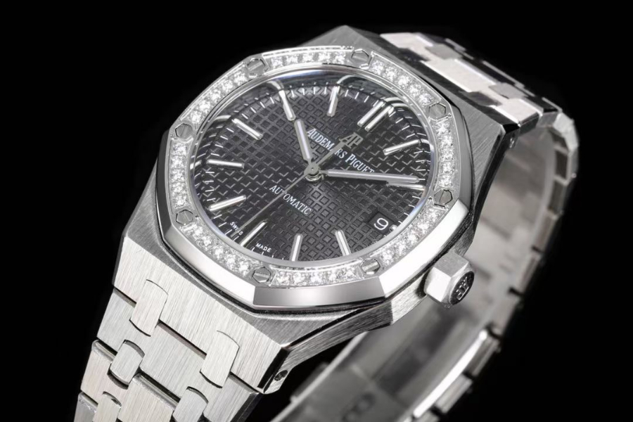 Audemars Piguet Royal Oak Selfwinding 37mm 15451ST 오데마 피게 로열 오크 여성용 셀프와인딩 37mm 15451 실버 블랙 5