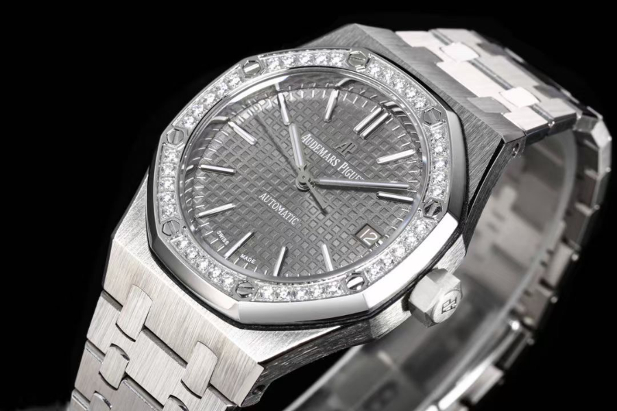 Audemars Piguet Royal Oak Selfwinding 37mm 15451ST 오데마 피게 로열 오크 여성용 셀프와인딩 37mm 15451 실버 그레이 5