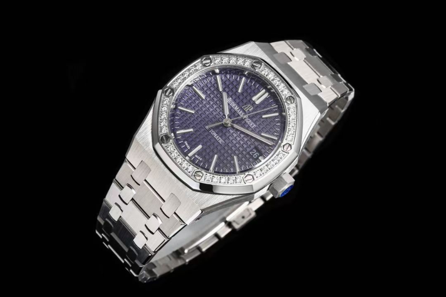 Audemars Piguet Royal Oak Selfwinding 37mm 15451ST 오데마 피게 로열 오크 여성용 셀프와인딩 37mm 15451 실버 퍼플 2