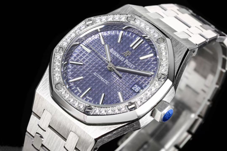 Audemars Piguet Royal Oak Selfwinding 37mm 15451ST 오데마 피게 로열 오크 여성용 셀프와인딩 37mm 15451 실버 퍼플 5