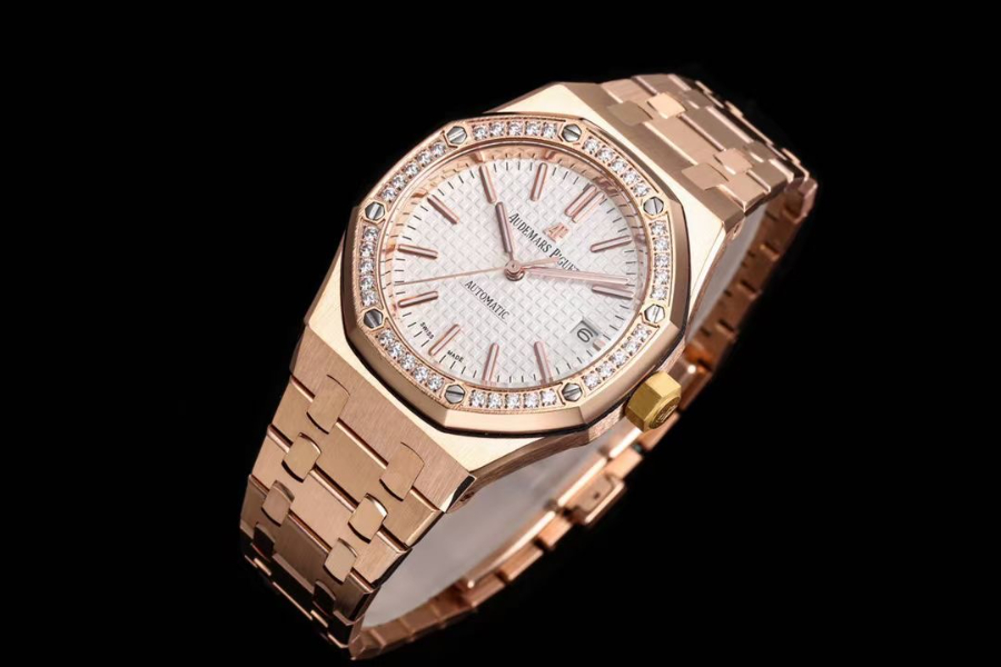 Audemars Piguet Royal Oak Selfwinding 37mm 15451ST 오데마 피게 로열 오크 여성용 셀프와인딩 37mm 15451 브론즈골드 화이트베젤 2