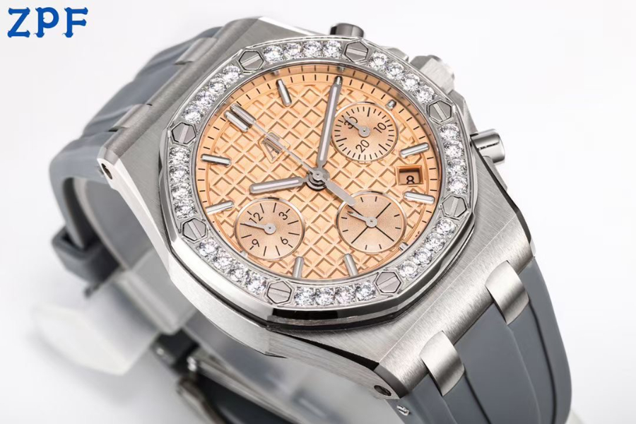 Audemars Piguet Royal Oak Selfwinding 37mm 15451ST 오데마 피게 로열 오크 여성용 셀프와인딩 37mm 15451 실버 로즈핑크다이얼  4