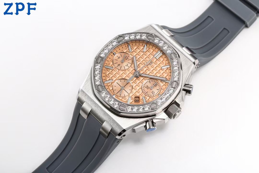 Audemars Piguet Royal Oak Selfwinding 37mm 15451ST 오데마 피게 로열 오크 여성용 셀프와인딩 37mm 15451 실버 로즈핑크다이얼  6