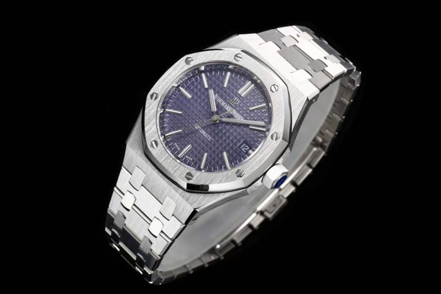 Audemars Piguet Royal Oak Selfwinding 37mm 15451ST 오데마 피게 로열 오크 여성용 셀프와인딩 37mm 15451 실버베젤 퍼플다이얼 2