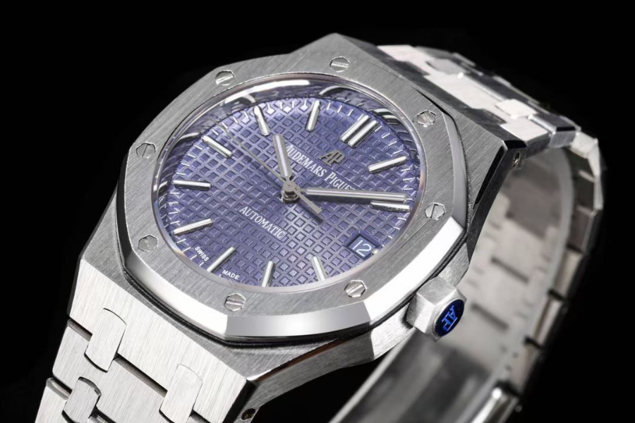 Audemars Piguet Royal Oak Selfwinding 37mm 15451ST 오데마 피게 로열 오크 여성용 셀프와인딩 37mm 15451 실버베젤 퍼플다이얼 5