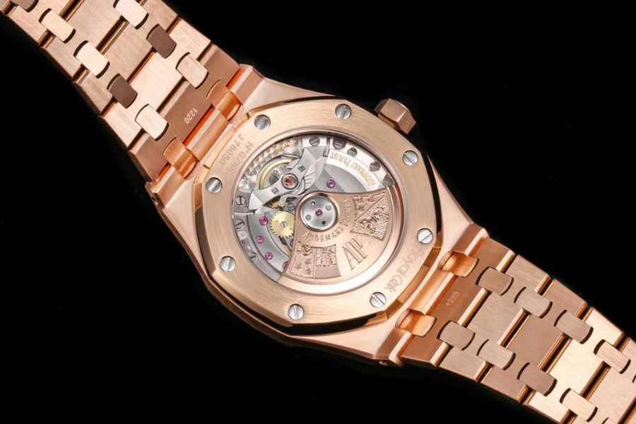 Audemars Piguet Royal Oak Selfwinding 37mm 15451ST 오데마 피게 로열 오크 여성용 셀프와인딩 37mm 15451 브론즈골드베젤 화이트다이얼 8