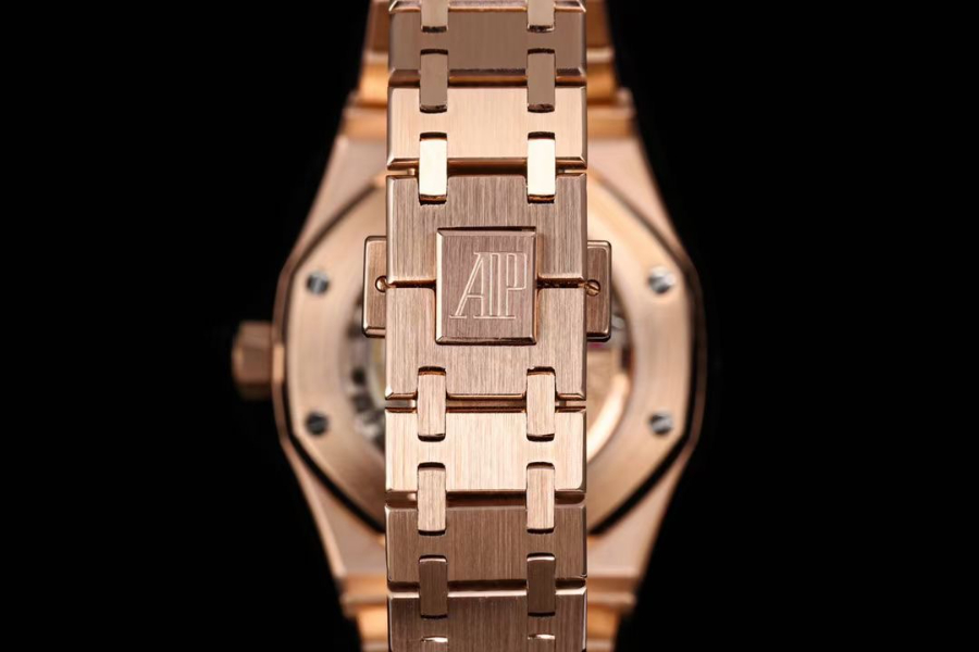 Audemars Piguet Royal Oak Selfwinding 37mm 15451ST 오데마 피게 로열 오크 여성용 셀프와인딩 37mm 15451 브론즈골드베젤 퍼플다이얼 10