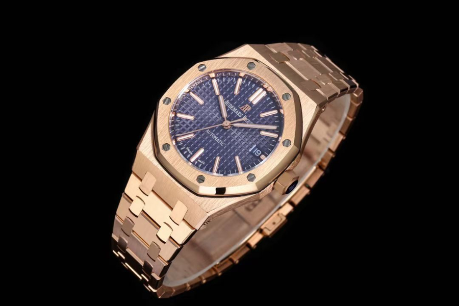 Audemars Piguet Royal Oak Selfwinding 37mm 15451ST 오데마 피게 로열 오크 여성용 셀프와인딩 37mm 15451 브론즈골드베젤 퍼플다이얼 2