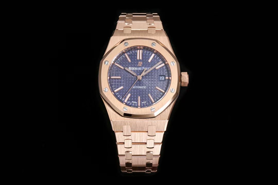 Audemars Piguet Royal Oak Selfwinding 37mm 15451ST 오데마 피게 로열 오크 여성용 셀프와인딩 37mm 15451 브론즈골드베젤 퍼플다이얼 1