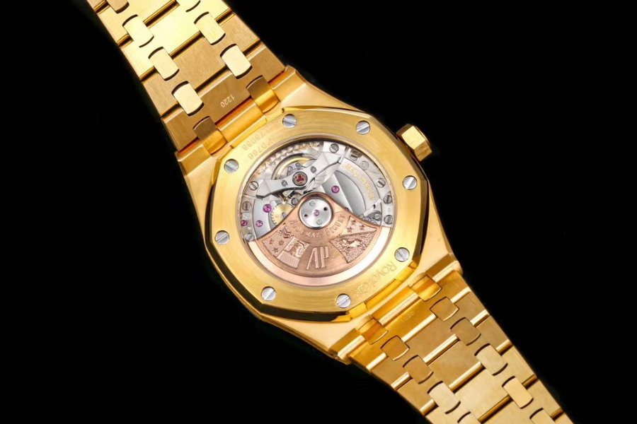 Audemars Piguet Royal Oak Selfwinding 37mm 15451ST 오데마 피게 로열 오크 여성용 셀프와인딩 37mm 15451 골드베젤 퍼플다이얼 9