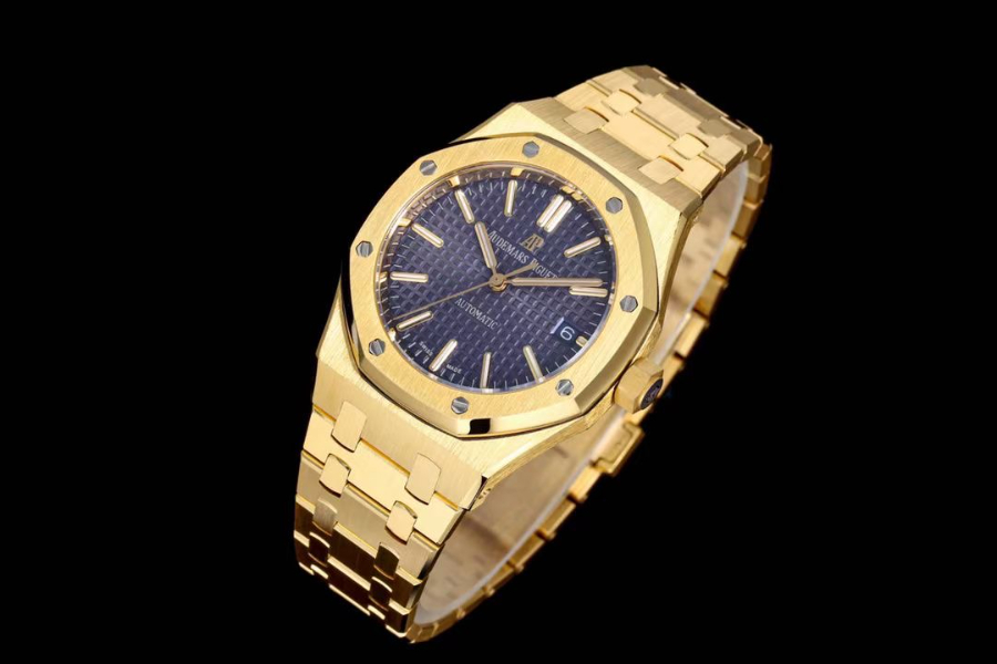 Audemars Piguet Royal Oak Selfwinding 37mm 15451ST 오데마 피게 로열 오크 여성용 셀프와인딩 37mm 15451 골드베젤 퍼플다이얼 2