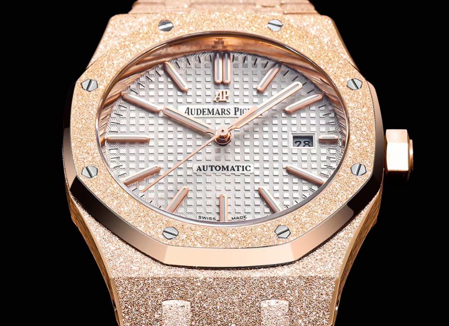 Audemars Piguet Royal Oak Selfwinding 15400 오데마 피게 로열 오크 셀프와인딩 15400 브론즈골드 화이트다이얼 3