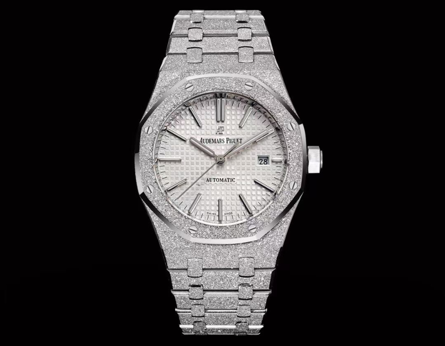 Audemars Piguet Royal Oak Selfwinding 15400 오데마 피게 로열 오크 셀프와인딩 15400 실버베젤 화이트다이얼 1