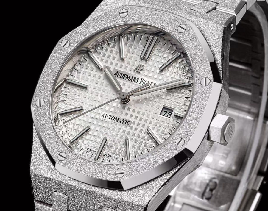 Audemars Piguet Royal Oak Selfwinding 15400 오데마 피게 로열 오크 셀프와인딩 15400 실버베젤 화이트다이얼 4