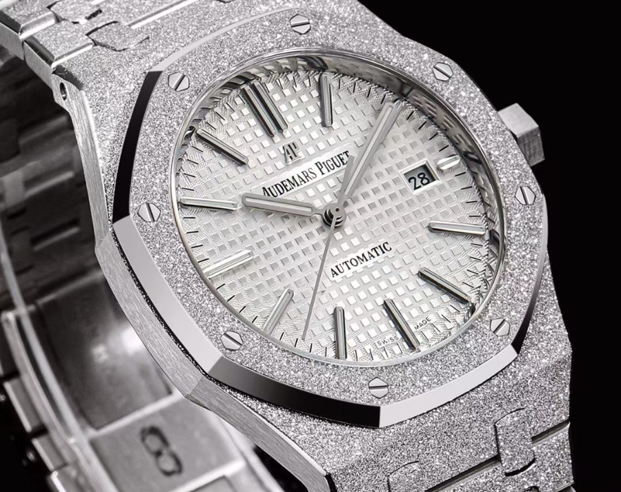 Audemars Piguet Royal Oak Selfwinding 15400 오데마 피게 로열 오크 셀프와인딩 15400 실버베젤 화이트다이얼 5