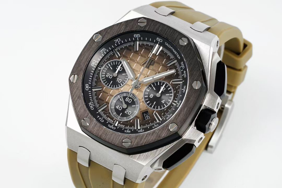 Audemars Piguet Royal Oak Offshore Chronograph 26420 오데마 피게 로열 오크 오프쇼어 크로노그래프 26420 브라운다이얼 4
