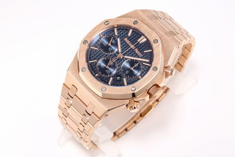 Audemars Piguet Royal Oak Chronograph 26240OR 오데마 피게 로열 오크 크로노그래프 26240 로즈골드 네이비다이얼 2