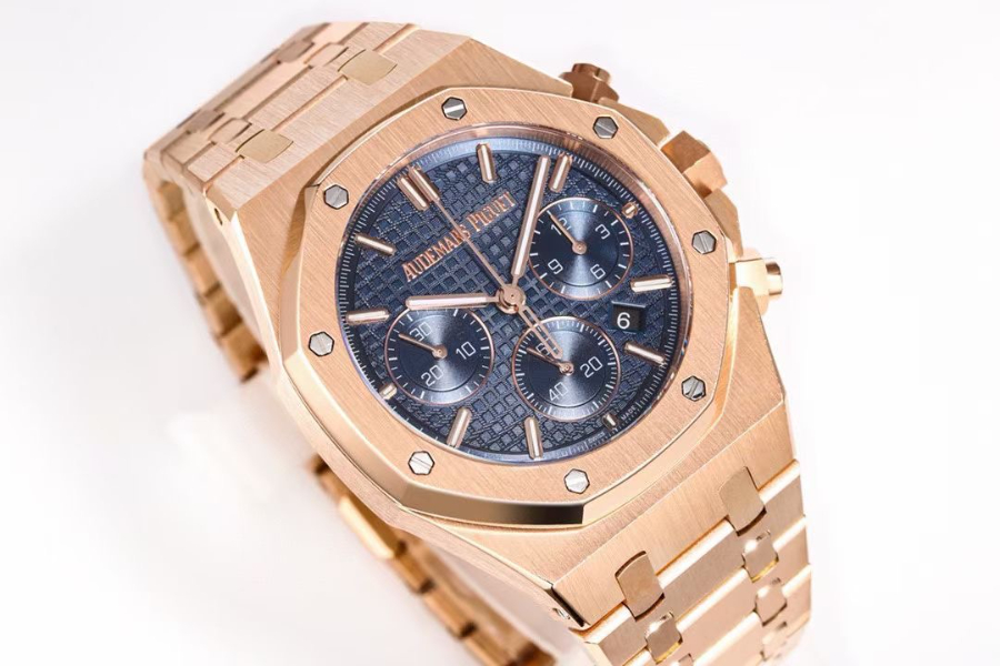 Audemars Piguet Royal Oak Chronograph 26240OR 오데마 피게 로열 오크 크로노그래프 26240 로즈골드 네이비다이얼 3