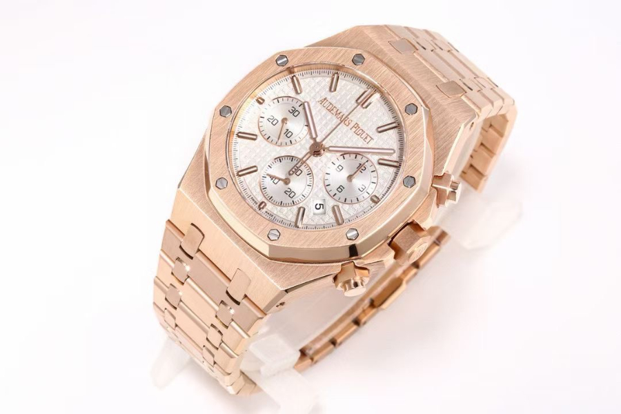 Audemars Piguet Royal Oak Chronograph 26240OR 오데마 피게 로열 오크 크로노그래프 26240 로즈골드 네이비다이얼 5