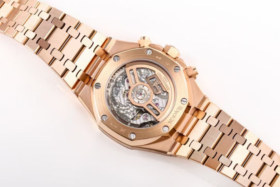 Audemars Piguet Royal Oak Chronograph 26240OR 오데마 피게 로열 오크 크로노그래프 26240 로즈골드 네이비다이얼 7